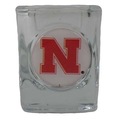 Nebraska Cornhuskers Shot Glass - Square 2oz