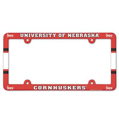 Nebraska Cornhuskers Plastic License Plate Frame