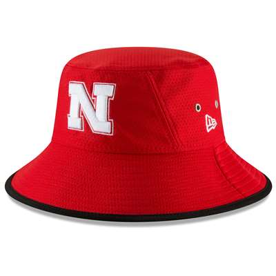 Nebraska Cornhuskers New Era Hex Bucket Hat - Red