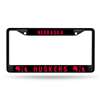 Nebraska Cornhuskers Black License Plate Frame