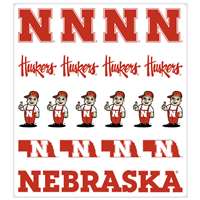 Nebraska Cornhuskers Multi-Purpose Vinyl Sticker Sheet