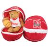 Nebraska Cornhuskers Stuffed Bear in a Ball - Basketball