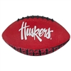 Nebraska Cornhuskers Mini Rubber Repeating Footbal