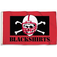 Nebraska Cornhuskers 3' x 5' Flag - Blackshirts