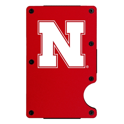 Nebraska Cornhuskers Aluminum RFID Cardholder