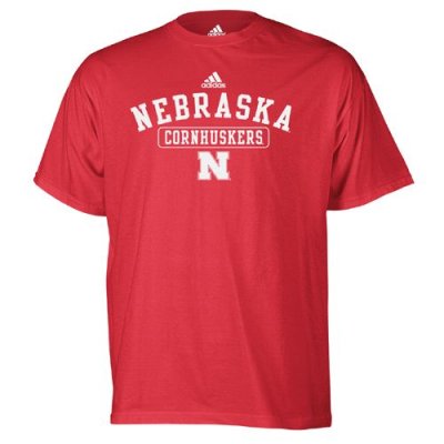Adidas Nebraska Cornhuskers Short Sleeve Team T Shirt