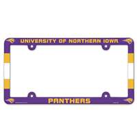 Northern Iowa Panthers Plastic License Plate Frame