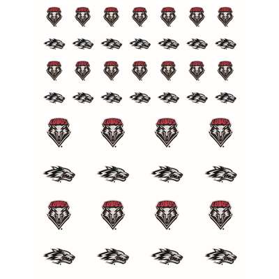 New Mexico Lobos Small Sticker Sheet - 2 Sheets