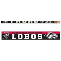 New Mexico Lobos Pencil - 6-pack