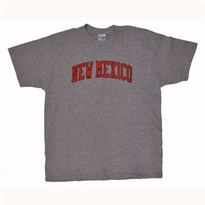 New Mexico T-shirt - Heather With Arch Print