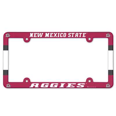 New Mexico State Aggies Plastic License Plate Frame