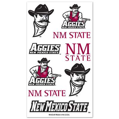New Mexico State Aggies Temporary Tattoos