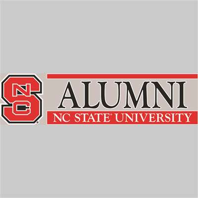 North Carolina State Wolfpack Die Cut Decal Strip - Alumni