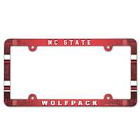 North Carolina State Wolfpack Plastic License Plate Frame