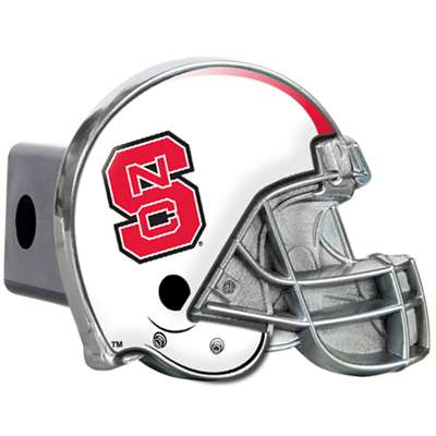 North Carolina State Wolfpack Trailer Hitch Receiver Cover - Helmet