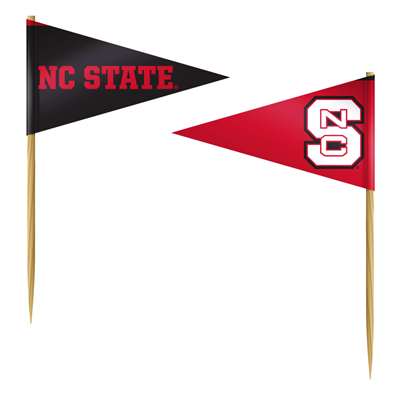 North Carolina State Wolfpack Toothpick Flag - 36 Pack
