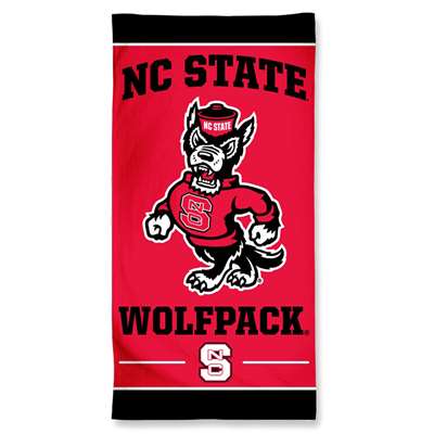 North Carolina State Wolfpack Cotton Fiber Beach Towel