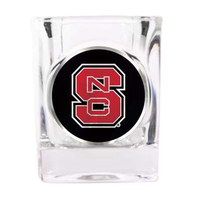North Carolina State Wolfpack Shot Glass - Metal Logo