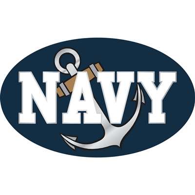 Navy Midshipmen Die-Cut Transfer Decal