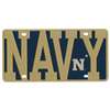Navy Midshipmen Full Color Mega Inlay License Plate