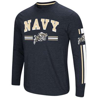Navy Midshipmen Colosseum Touchdown Pass L/S T-Shirt