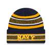 Navy Midshipmen New Era Vintage Stripe Beanie