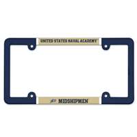Navy Midshipmen Plastic License Plate Frame