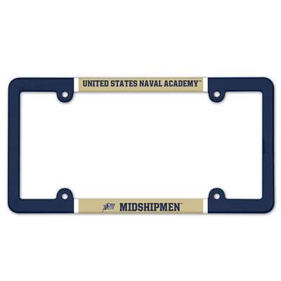 Navy Midshipmen Plastic License Plate Frame