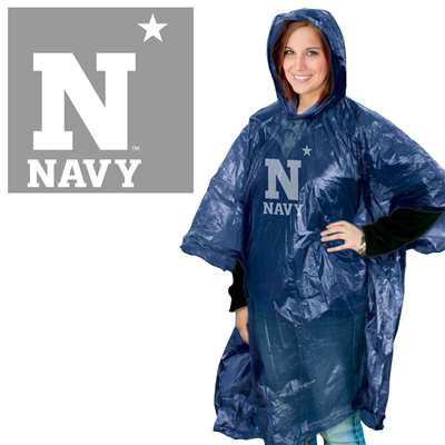 Navy Midshipmen Rain Poncho