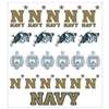 Navy Midshipmen Multi-Purpose Vinyl Sticker Sheet
