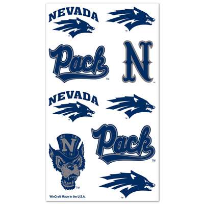 Nevada Wolfpack Temporary Tattoos