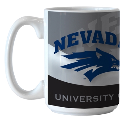 Nevada Wolfpack 15oz Wave Ceramic Mug