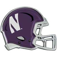 Northwestern Wildcats Auto Emblem - Helmet