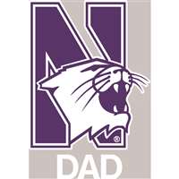 Northwestern Wildcats Transfer Decal - Dad