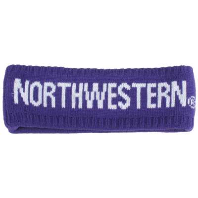 Northwestern Wildcats Zephyr Women's Halo Knit Headband