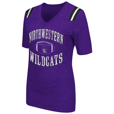 Northwestern Wildcats Women's Artistic T-Shirt
