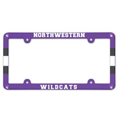 Northwestern Wildcats Plastic License Plate Frame