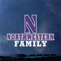 Northwestern Wildcats Transfer Decal - Family
