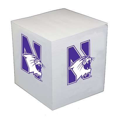 Northwestern Wildcats Sticky Note Memo Cube - 550 Sheets
