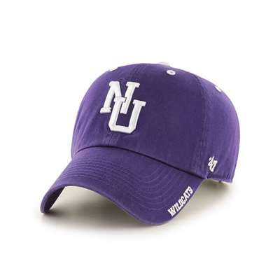 Northwestern Wildcats 47 Brand Clean Up Adjustable Hat
