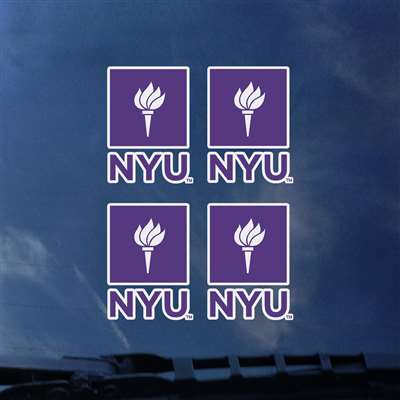 NYU Bobcats Transfer Decals - Set of 4