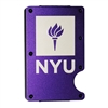 NYU Bobcats Aluminum RFID Cardholder - Purple