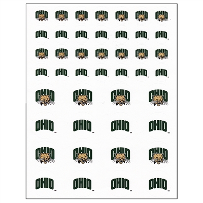 Ohio Bobcats Small Sticker Sheet - 2 Sheets