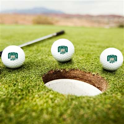 Ohio Bobcats Golf Balls - Set of 3