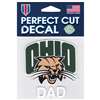 Ohio Bobcats Perfect Cut Decal - Dad