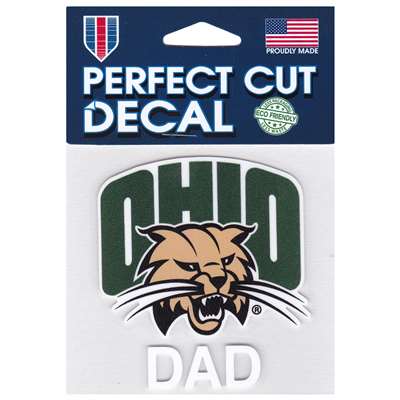 Ohio Bobcats Perfect Cut Decal - Dad