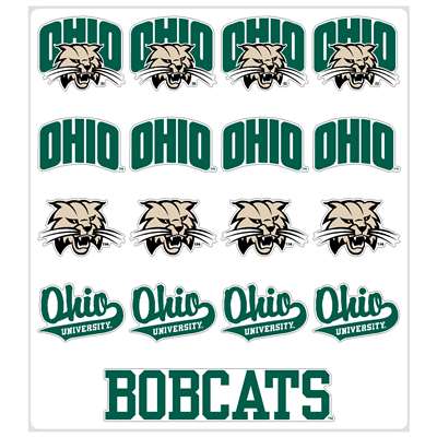 Ohio Bobcats Multi-Purpose Vinyl Sticker Sheet