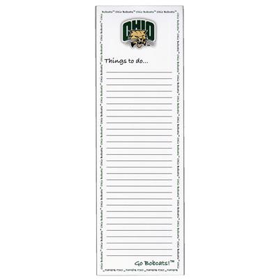 Ohio Bobcats Magnetic To Do List Pad