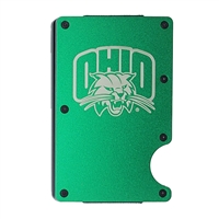 Ohio Bobcats Aluminum RFID Cardholder - Green