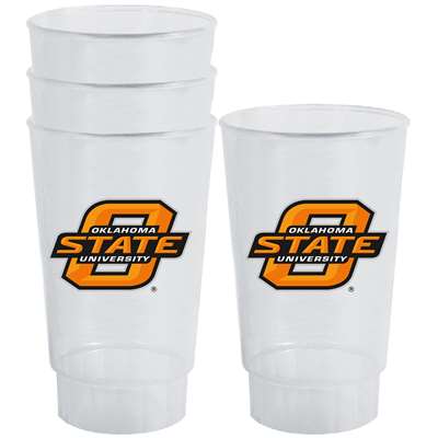 Oklahoma State Cowboys Plastic Tailgate Cups - Set of 4